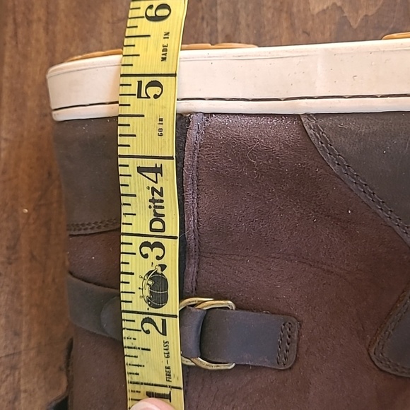 OluKai Shoes Women's sz 9 Pehuea Hulu Brown Leather/Suede Faux Fur Lined Sneaker - Picture 12 of 12